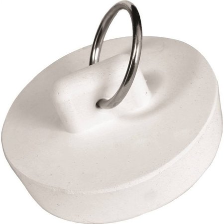 PROSOURCE Drain Stopper White Rubb 1-3/4 PMB-110